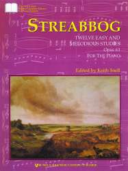 Streabbog: Zwölf leichte und melodische Studien, op. 63 / 12 easy and melodic studies, op. 63 - Ludwig Streabbog / Arr. Keith Snell