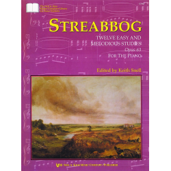 Streabbog: Zwölf leichte und melodische Studien, op. 63 / 12 easy and melodic studies, op. 63 -Ludwig Streabbog / Arr.Keith Snell
