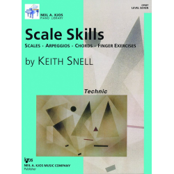 Piano Repertoire Technic: Scale Skills - Level 7 -Keith Snell