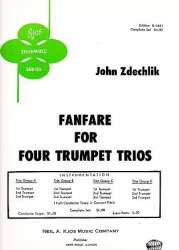 Fanfare For Four Trumpet Trios - John Zdechlik
