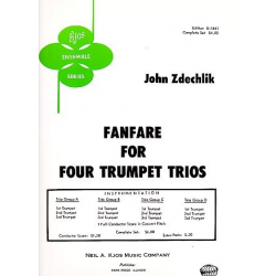 Fanfare For Four Trumpet Trios -John Zdechlik