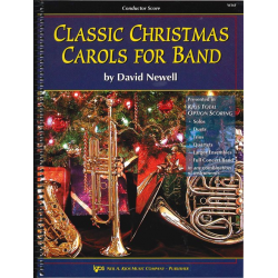 Classic Christmas Carols for Band - Score -David Newell