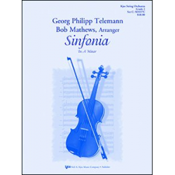 Sinfonia in A Minor - Georg Philipp Telemann / Arr. Bob Mathews