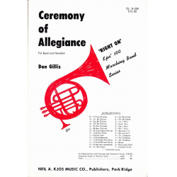Ceremony of Allegiance  (with Narrator, opt. String Section) - Don Gillis