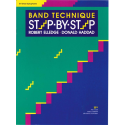 Band Technique Step By Step - B-Tenorsaxophon / Bb Tenor Saxophone - Don Haddad