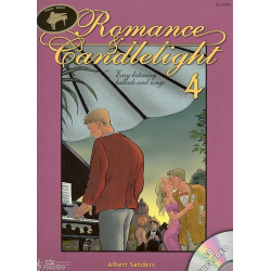 Romance & Candlelight Heft 4 Klavier + CD -Albert Sanders