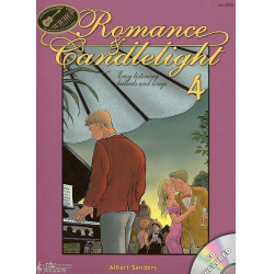 Romance & Candlelight Heft 4  Keyboard, Gitarre,( Akkordeon) + CD - Albert Sanders