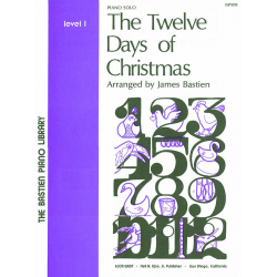 The Twelve Days Of Christmas -Traditional English / Arr.James Bastien
