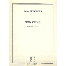 Sonatine : pour 2 violons - Arthur Honegger