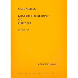 Concerto op.57 for clarinet in a and orchestra : - Carl Nielsen