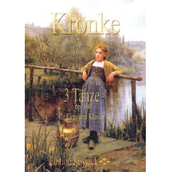 3 Tänze op.180 : für Flöte - Emil Kronke
