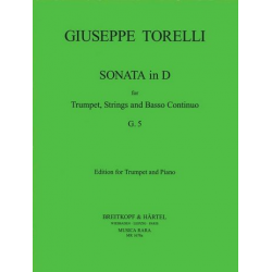 Sonate D-Dur G5 für Trompete, Streicher - Giuseppe Torelli