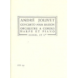 Concerto : pour basson, harpe, piano - André Jolivet