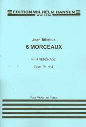 Serenade op.79,4 : pour violon et piano - Jean Sibelius