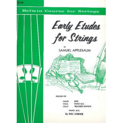 Early Etudes for Strings Level 1 : - Samuel Applebaum
