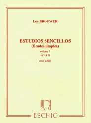 Etudes simples vol.1 (nos.1-5) : - Leo Brouwer