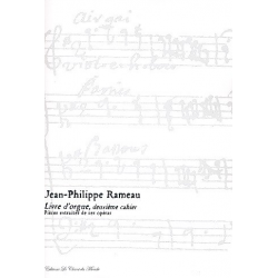 Livre d'orgue vol.2 : pour orgue (clavecin) - Jean-Philippe Rameau