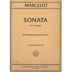 Sonata a minor : for bassoon and - Alessandro Marcello