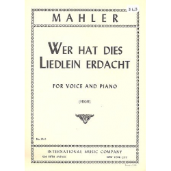 Wer hat dies Liedlein erdacht : - Gustav Mahler