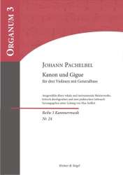 Kanon und Gigue - Johann Pachelbel / Arr. Max Seiffert