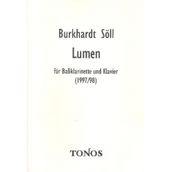 Lumen : für Baßklarinette und Klavier -Burkhardt Söll