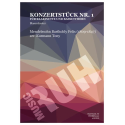Konzertstück Nr. 1 für Klarinette und Bassetthorn - Felix Mendelssohn-Bartholdy / Arr. Tony Kurmann