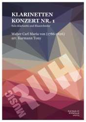 Klarinettenkonzert Nr. 1 in f-Moll, op. 73 - Carl Maria von Weber / Arr. Tony Kurmann
