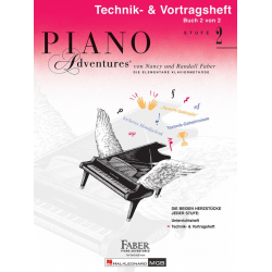 Piano Adventures: Technik- & Vortragsheft Stufe 2 -Nancy Faber