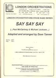 Say Say Say : for vocals and jazz ensemble - Paul McCartney