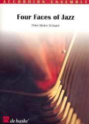Four Faces of Jazz : für Akkordeonorchester - Peter Kleine Schaars