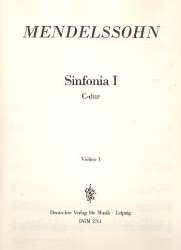 Sinfonia C-Dur Nr.1 : - Felix Mendelssohn-Bartholdy