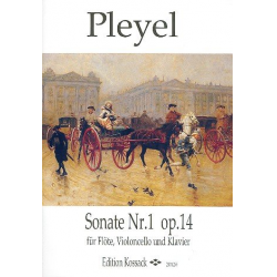 Sonate Nr.1 op.14 : für Flöte, Violoncello - Ignaz Joseph Pleyel