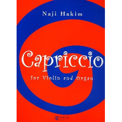 Capriccio : for violin and organ - Naji Hakim
