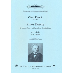 2 Duette : für Sopran (Tenor), Bass -César Franck