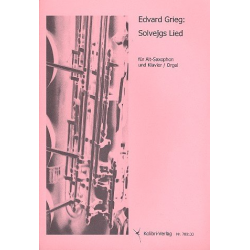 Solvejgs Lied : für Altsaxophon und Klavier - Edvard Grieg