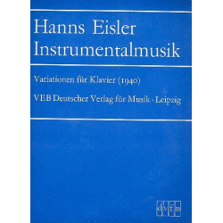 Variationen : für Klavier (1940) - Hanns Eisler