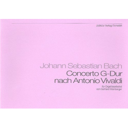 Concerto G-Dur nach Antonio Vivaldi - Johann Sebastian Bach