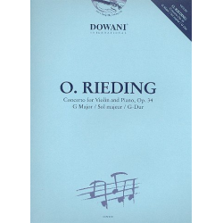 Konzert G-Dur op.34 (+CD) : für Violine -Oskar Rieding