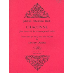 Chaconne BWV 1004 - Johann Sebastian Bach / Arr. Dewey Owens