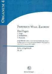 3 Fugen : für Orgel - Friedrich Wilhelm Zachow