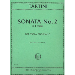 SONATA NO.2 IN F MAJOR : FOR VIOLA - Giuseppe Tartini