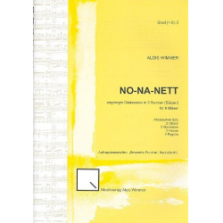No-Na-Nett : für 9 Bläser - Alois Wimmer