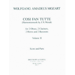 Cosi fan tutte Band 2 (Harmoniemusik) - Wolfgang Amadeus Mozart / Arr. J. N. Wendt