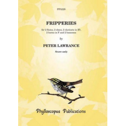 Fripperies  (Score only) wind ensemble -Peter Lawrance