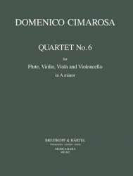 Quartett a-Moll Nr.6 : für Flöte, Violine, - Domenico Cimarosa
