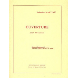 Ouverture : pour orchestre - Bohuslav Martinu