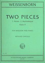 2 Pieces op.9 : for bassoon - Julius Weissenborn