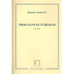3 danses tcheques : pour piano - Bohuslav Martinu