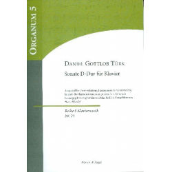 Sonate D-Dur : für Klavier -Daniel Gottlob Türk