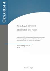 3 Präludien und Fugen für Orgel -Nicolaus Bruhns